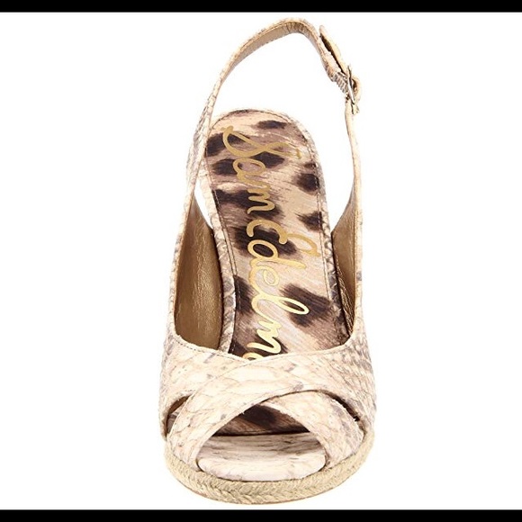 NWOT Sam Edelman Arianna Espadrilles snakeskin - Picture 2 of 8